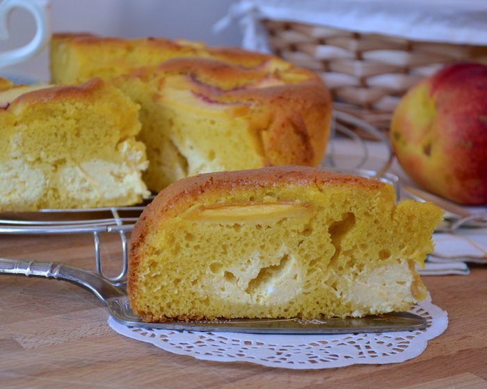 Торт &amp;quot;НУА&amp;quot; с рикоттой и нектаринами