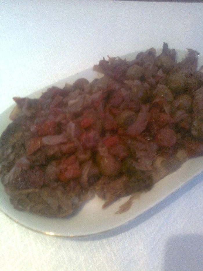 Долма из копчёной рыбы