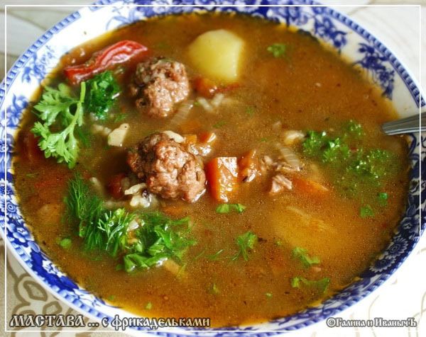 Суп &amp;quot;Мастава с фрикадельками&amp;quot;