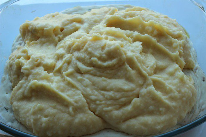 Картофельная запеканка с рыбой