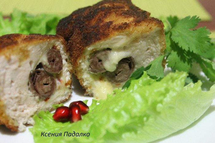 Куриные котлеты с сюрпризом