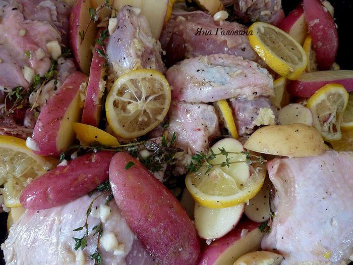 Лимонная курица