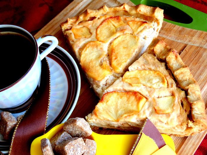 Пирог-галета &amp;quot;Яблоки на сливочном сыре&amp;quot;