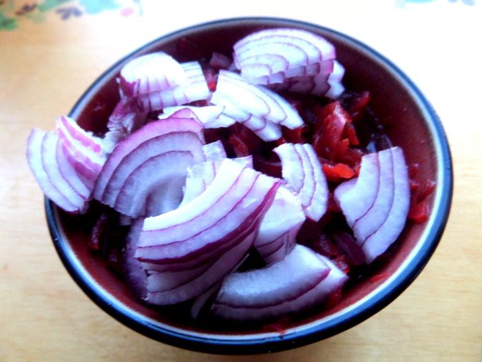 Свекольный салат с апельсином