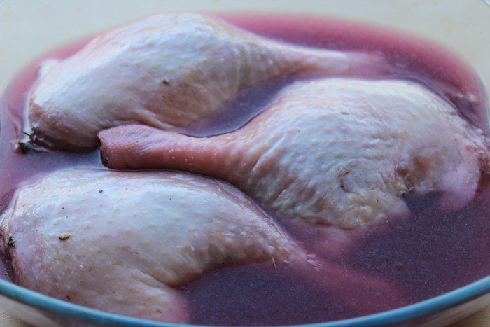 Утка в глинтвейн-маринаде