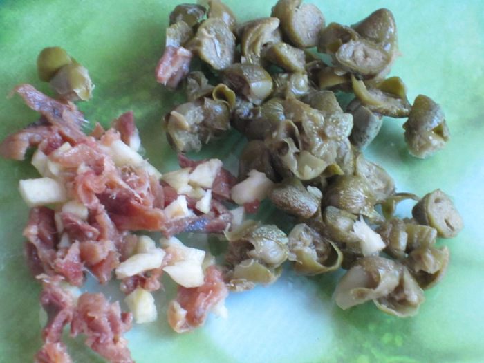 Горячий бутерброд с тунцом и копченым сыром