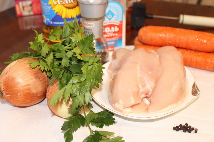 Сочные рулетики из куриных грудок