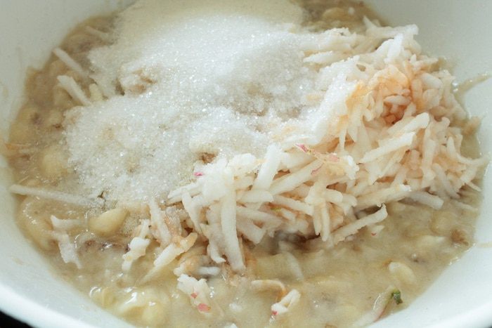 Пирог бананово-яблочный