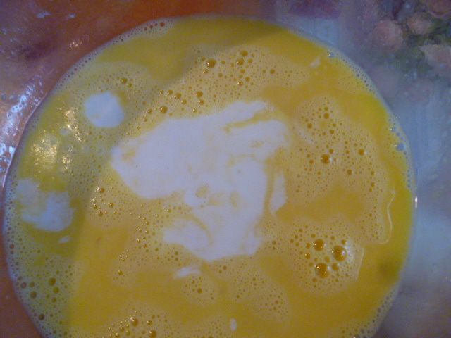 Блинный пирог с мясом 