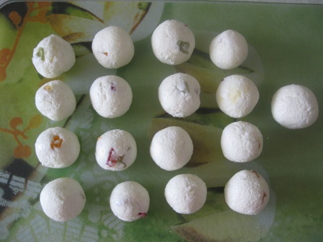 Конфеты творожно-мармеладные