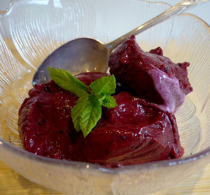 Самое быстрое ягодное мороженое