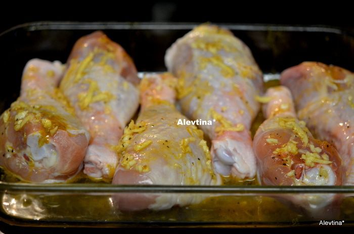 Куриные ножки с изюмом