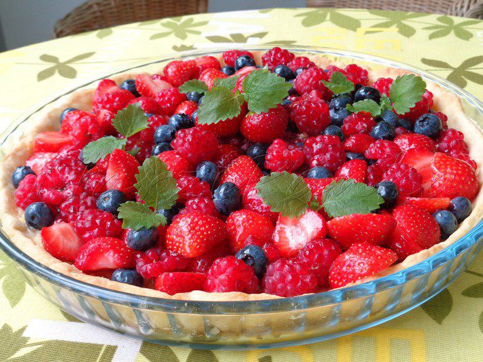 Ягодный тарт с ванильным заварным кремом &amp;quot;Прощай, лето!&amp;quot;