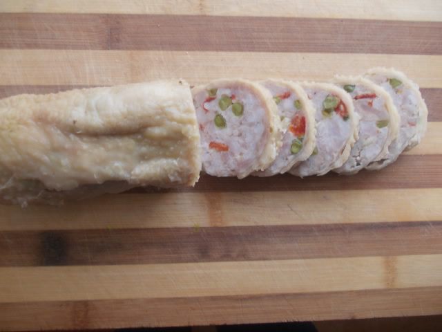 Куриная колбаса с овощами &amp;quot;Неженка&amp;quot;