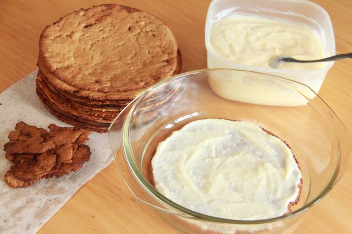 Медовик &amp;quot;Пряничный&amp;quot; с кокосовым кремом