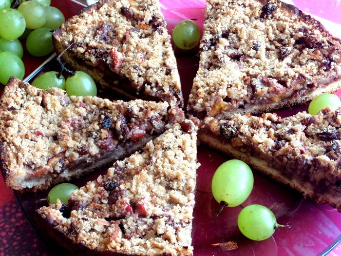 Пирог &amp;quot;Фрукты под крошкой&amp;quot;