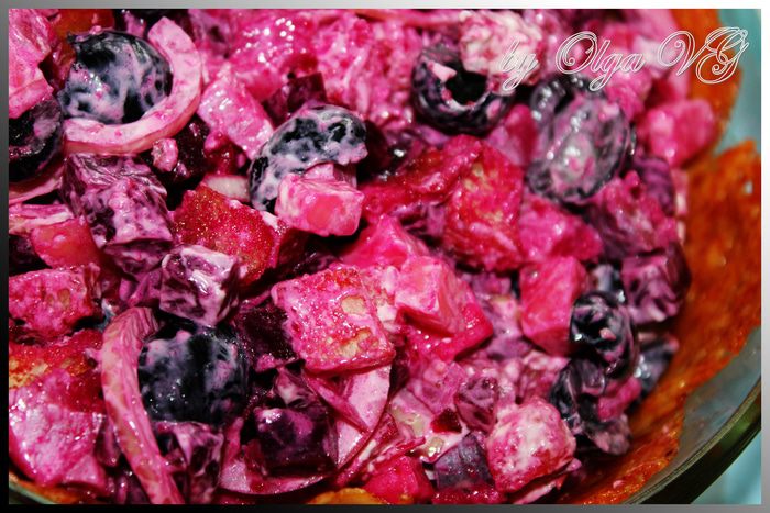 Простой домашний САЛАТИК в вазе из сырных оладьев