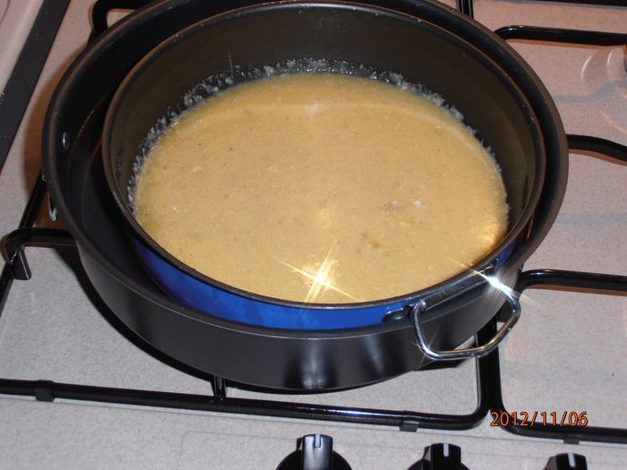 Трехцветный запеченный омлет 