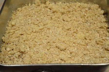 Песочный пирог со сметанной карамелью