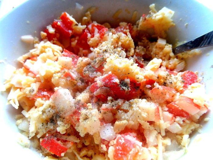 Бутерброды с крабовой начинкой