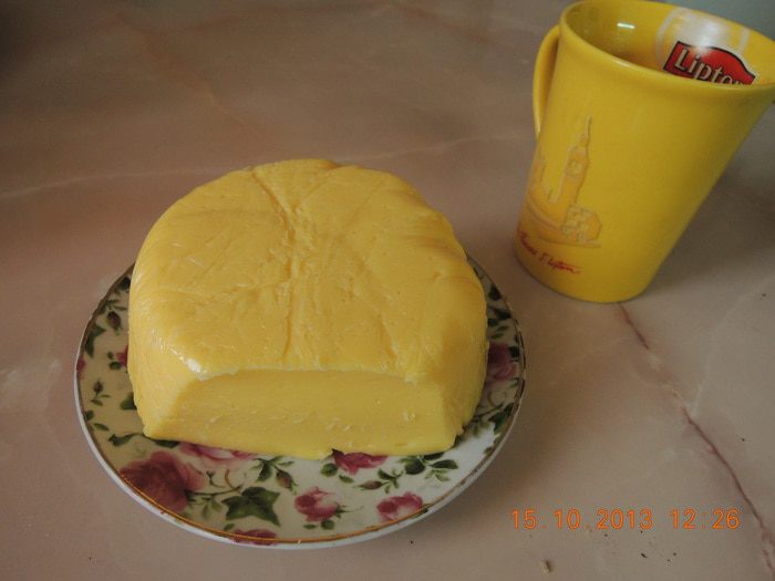 Домашний твердый сыр