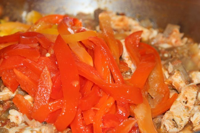 Мясо с баклажанами на ужин