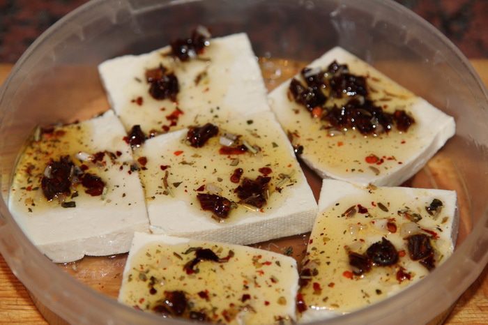 Маринованный сыр тофу