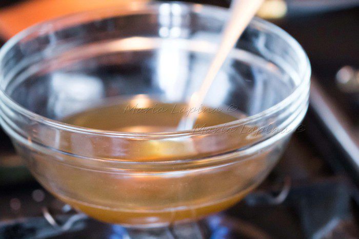 Апельсиновый тирамису с мятным сиропом