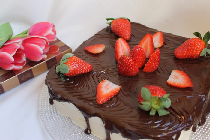 Торт &amp;quot;Птичье молоко&amp;quot; с начинкой