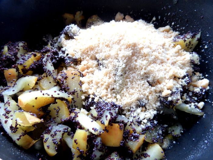 Штрудель из лаваша (постный)