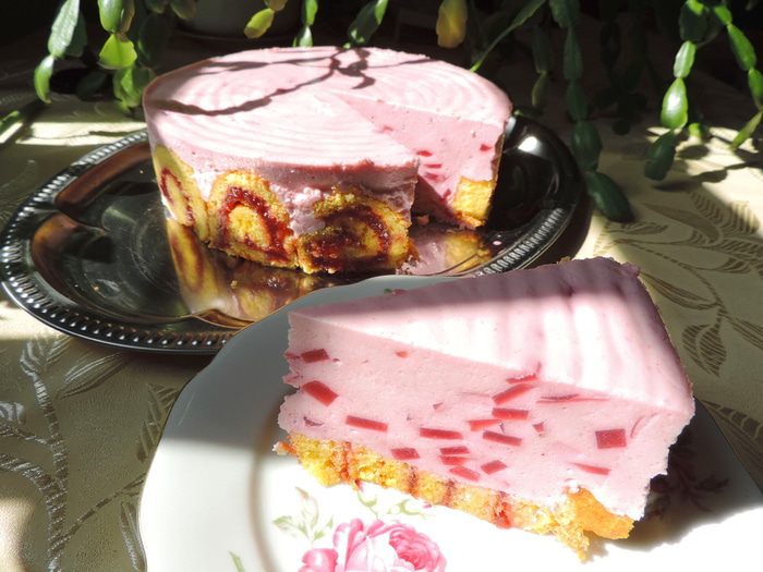 Торт-суфле &amp;quot;Малиновый звон&amp;quot;