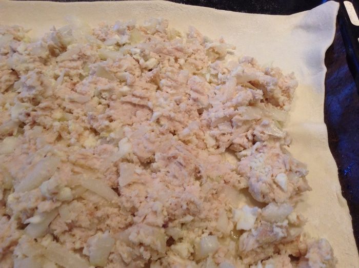 Пирог с осетриной