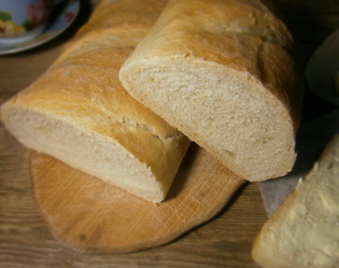 Батон на долгой опаре