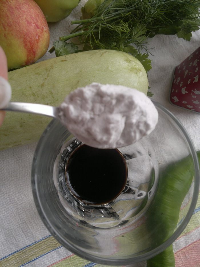 Кабачки с яблоками 