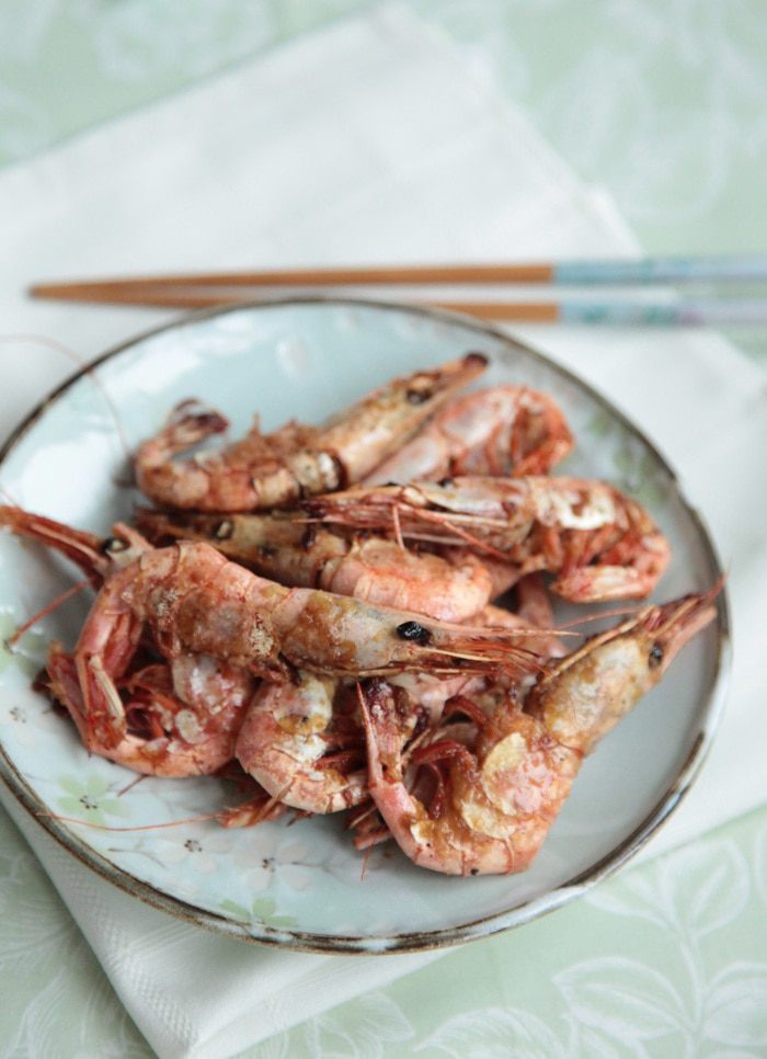 Креветки в имбирно-медовой глазури