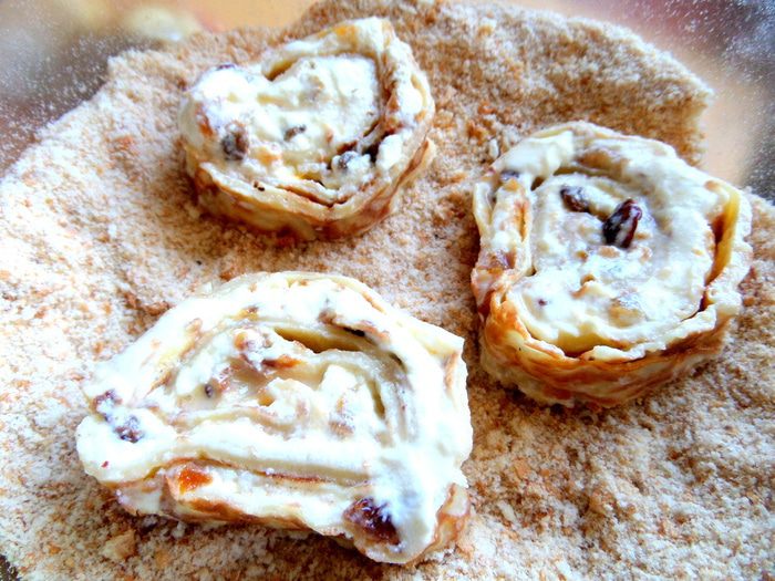 Творожные роллы в двух вариантах