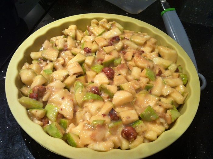 Яблочный пирог с сыром уэнслидейл