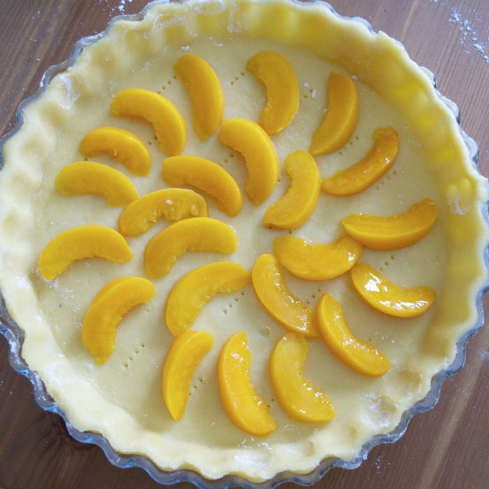 Открытый пирог с кремом франжипан (Crostata con crema Frangipane)