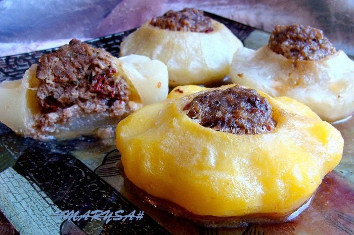 Фаршированные патиссоны 