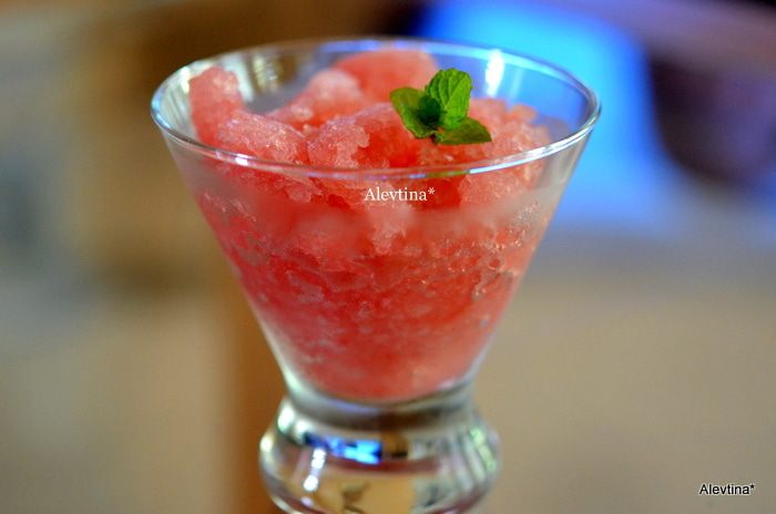 Арбузная гранита