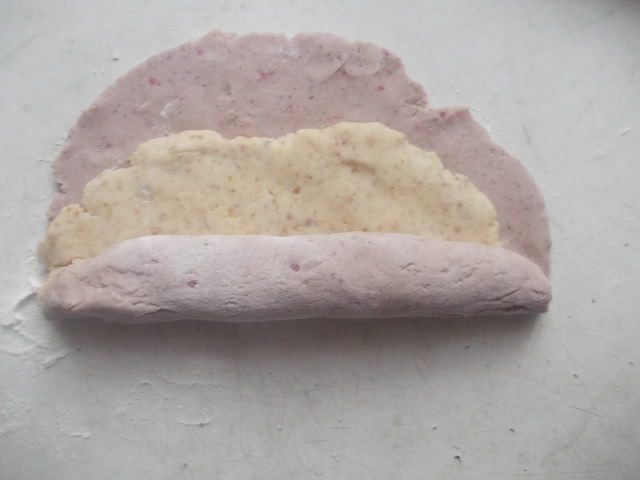 Печенье малиново-ореховое