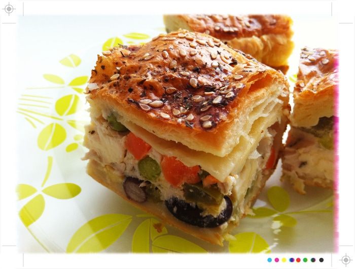 Пирог с овощами и курицей &amp;quot;Рина&amp;quot;