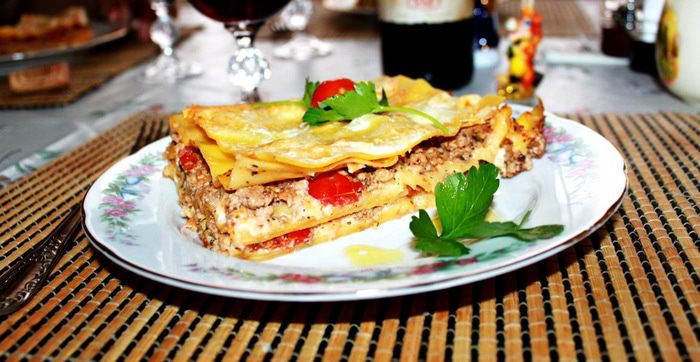 Лазанья по-милански