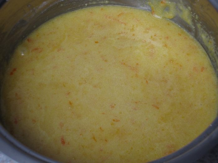 Заварные пончики с апельсиновым кремом 