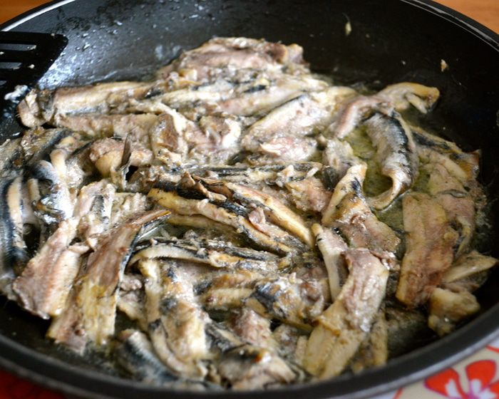 Паста с сардинами (pasta con le sarde)