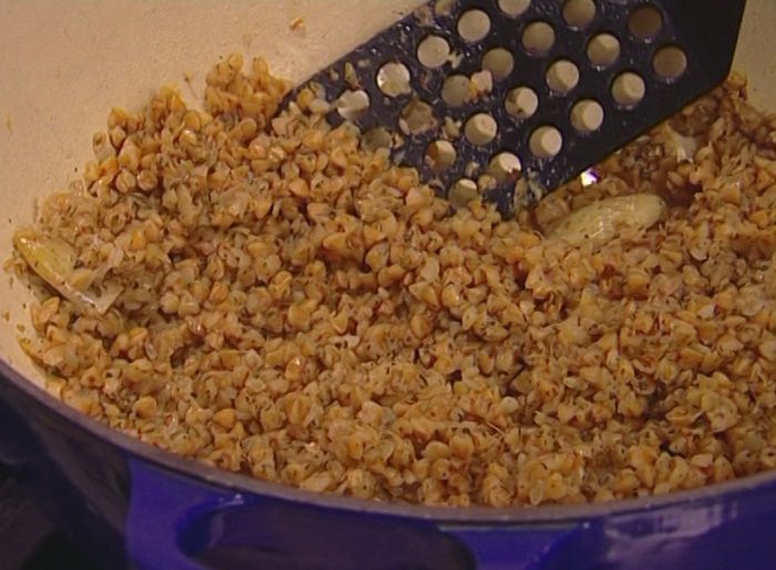 Гречка с тофу