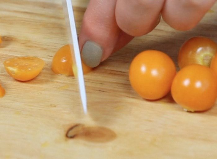 Севиче из морепродуктов с манго