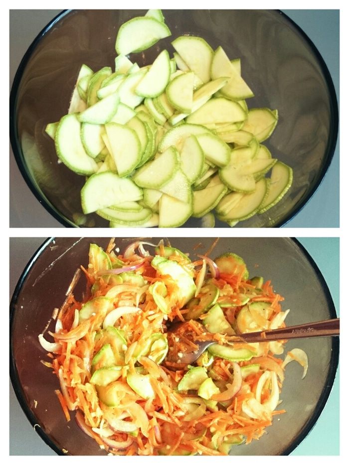 Салат по-корейски из кабачков