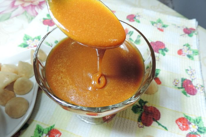 Песочные корзиночки с карамельно-миндальной начинкой