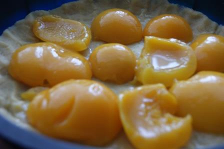 Персиковый тарт с франжипаном